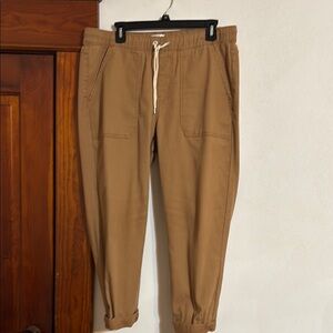 Time and Tru Tan Ankle Cropped Pants